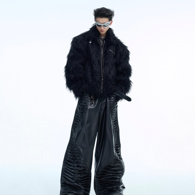 Men's Luxury Mink Faux Fur Coat | Heavy Thickening Plush Winter Top