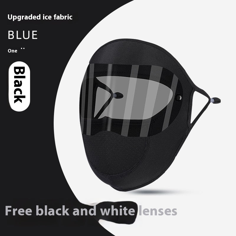 Ice Silk UV Protection Sunscreen Face Mask
