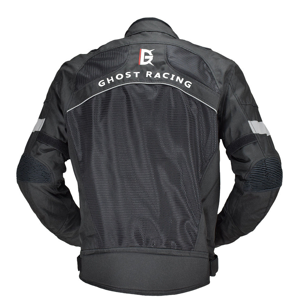 Men's Warm Motorcycle Riding Jacket | Anti-Fall Protective Racing Gear