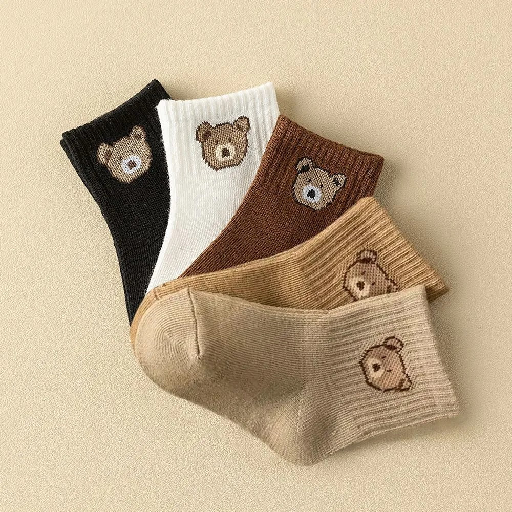 Fashion Waist-High Elastic Embroidered Socks