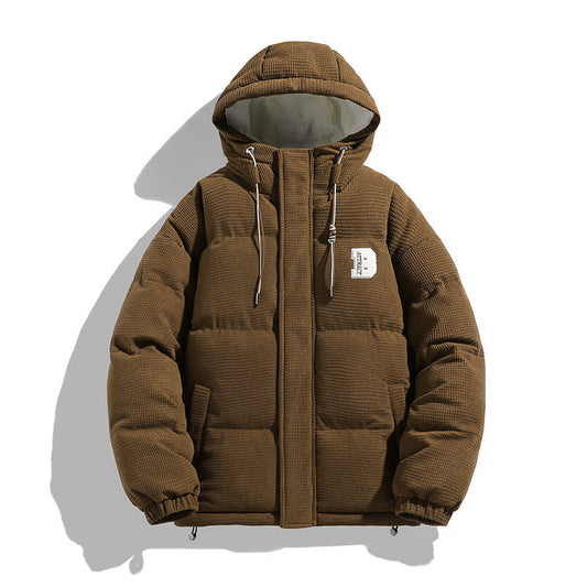 Men's Deluxe Winter Lambskin Style Jacket | Fashionable Cotton Clothes