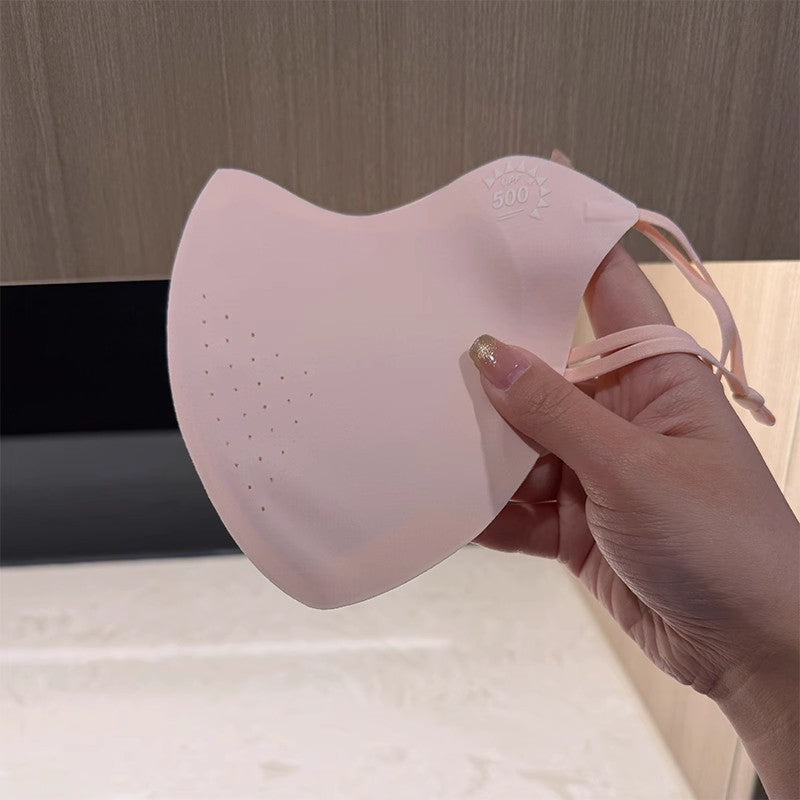 Ice Silk UV Protection Sunscreen Face Mask