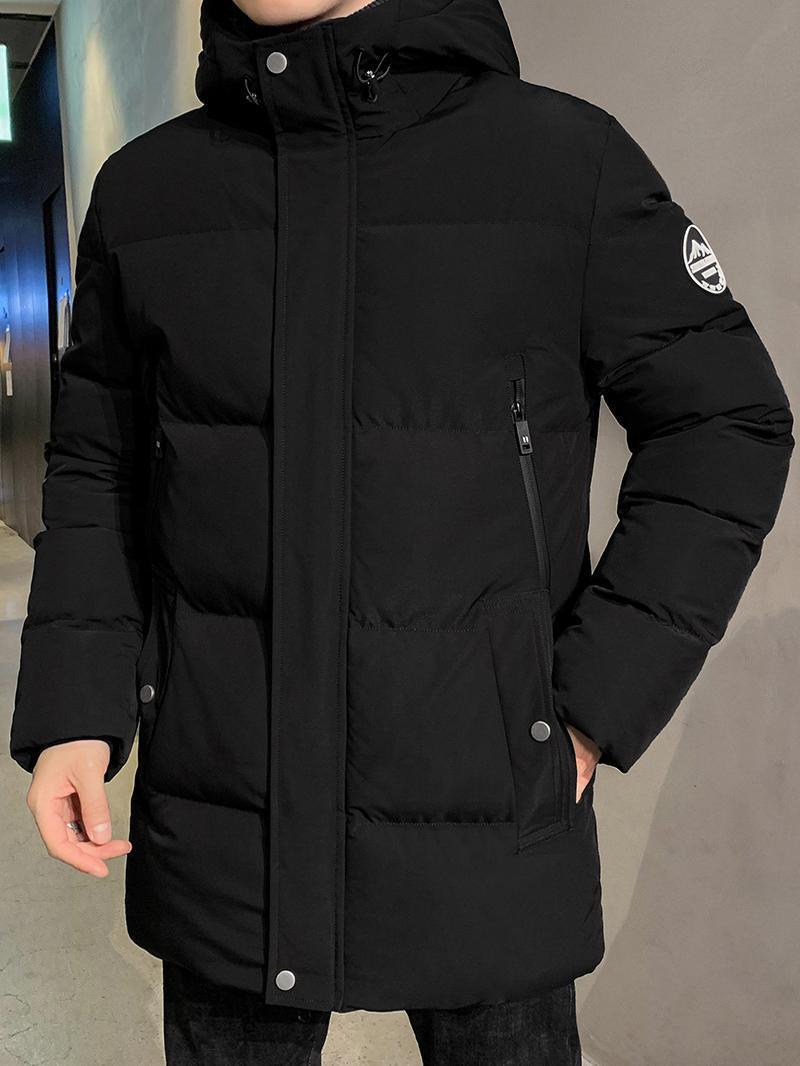 Men's Youth Thickened Down Cotton Jacket | Warm Winter Padded Coat