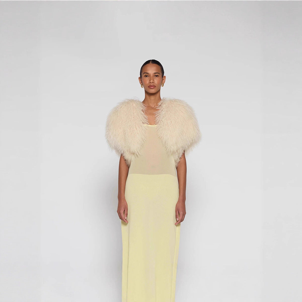 Winter Artificial Wool Coat Prop Scarf & Wrap