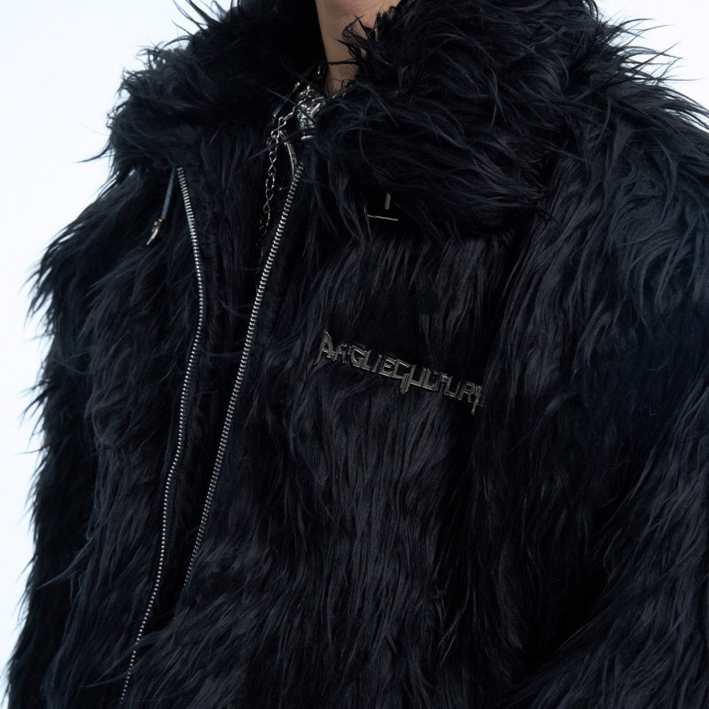 Men's Luxury Mink Faux Fur Coat | Heavy Thickening Plush Winter Top