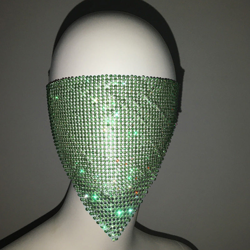 Sparkling Rhinestone Trend Face Mask