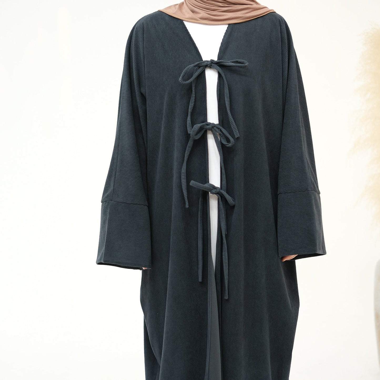 Women's Casual Lace-Up Cardigan Robe